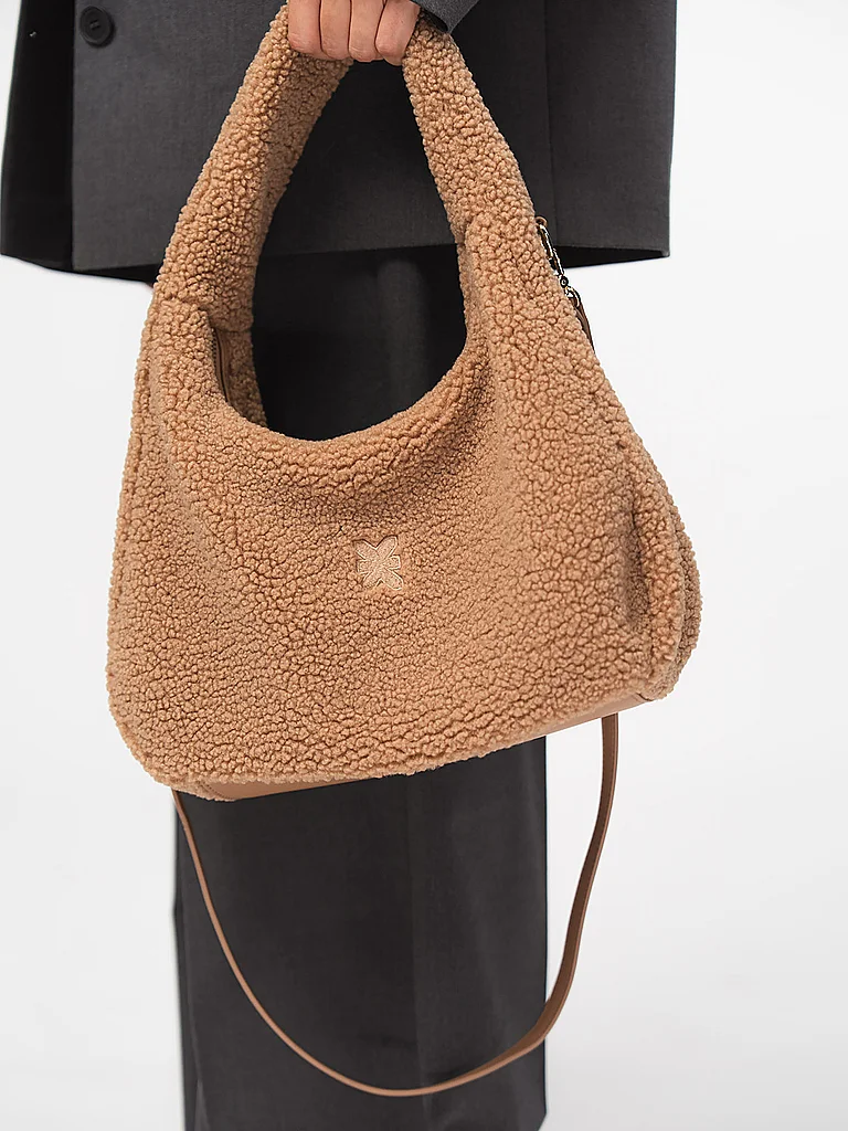 KARO KAUER Borsa - Borsa a mano TEDDY BAG marrone